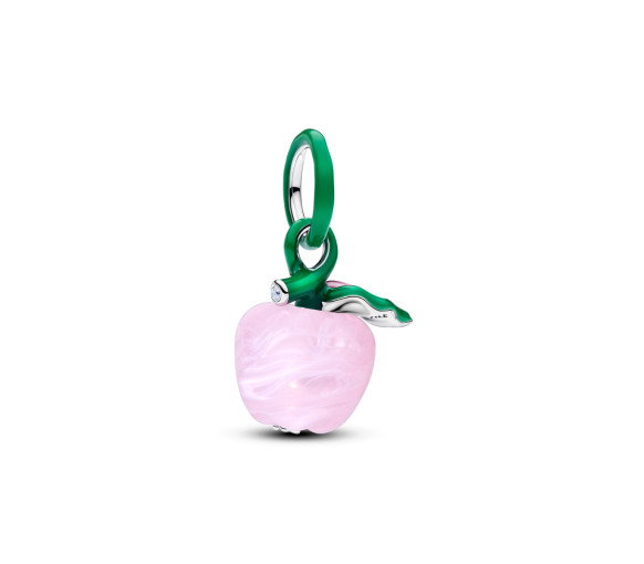 Luxoia - Pandora Charm Pendente Mela Rosa Vetro di Murano - 794485C01