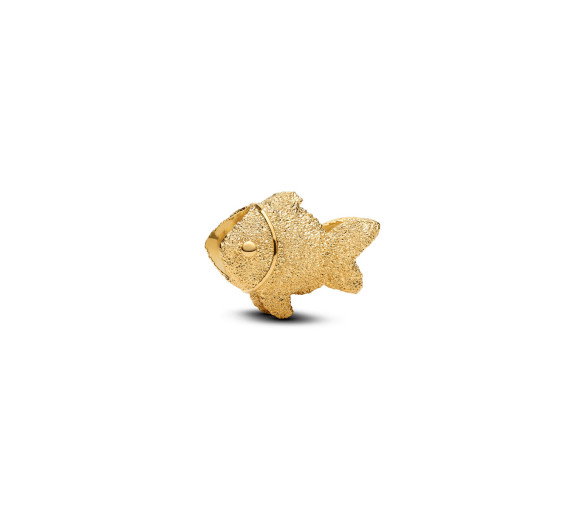 Luxoia - Pandora Strukturierter Fisch Mini Charm - 764522C00
