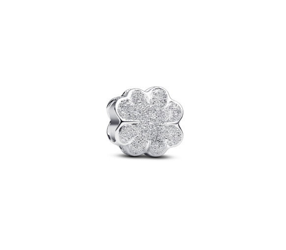 Luxoia - Pandora Strukturiertes Kleeblatt Mini Charm - 794047C00