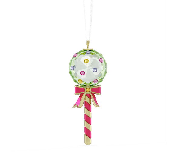 Luxoia - Swarovski Holiday Cheers Dulcis Lollipop Ornament Green - 5742104