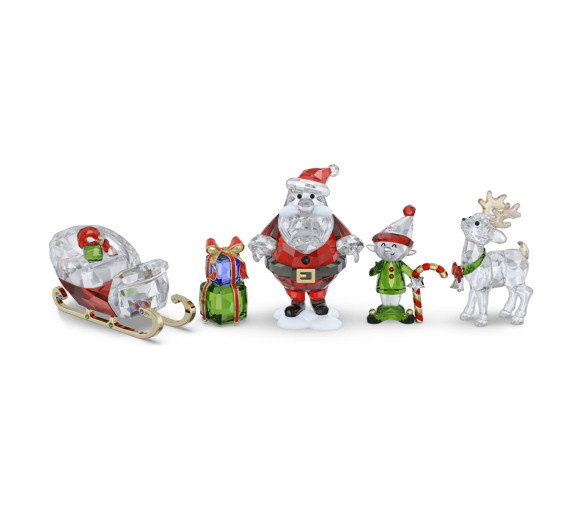 Luxoia - Swarovski Holiday Cheers Set Storia di Babbo Natale - 5713797