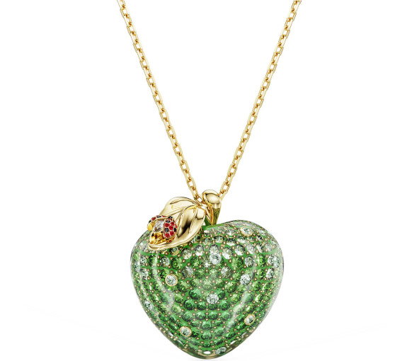 Luxoia - Swarovski Collana Idyllia Taglio misto Mela Verde Placcato color oro - 5742675