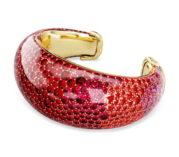 Luxoia - Swarovski Idyllia Cuff Red Gold tone plated