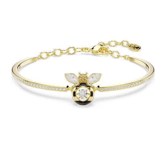 Luxoia - Swarovski Idyllia Bangle Mixed cuts Bee Multicolored Gold tone plated - 5742679