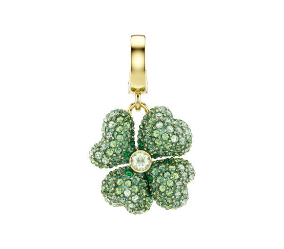 Luxoia - Swarovski Idyllia Charm Glücksklee Grün Goldlegierungsschicht - 5743130
