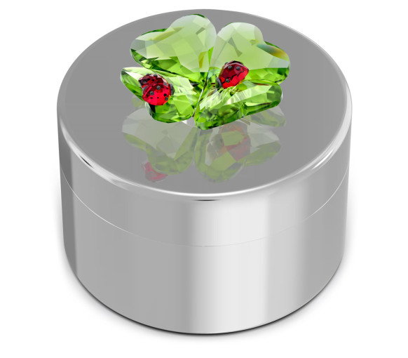 Luxoia - Swarovski Idyllia Quadrifoglio e Coccinella Scatola decorativa - 5692961