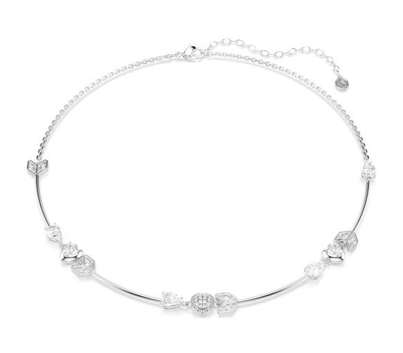 Luxoia - Swarovski Idyllia Necklace Heart with arrow White Rhodium plated - 5743411