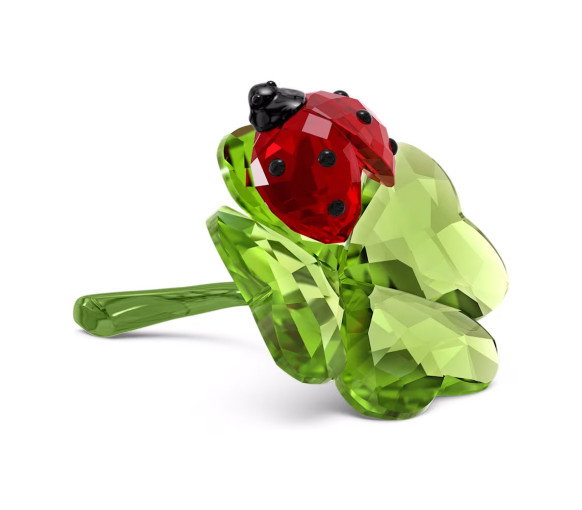 Luxoia - Swarovski Idyllia Marienkäfer und Glücksklee - 5666852