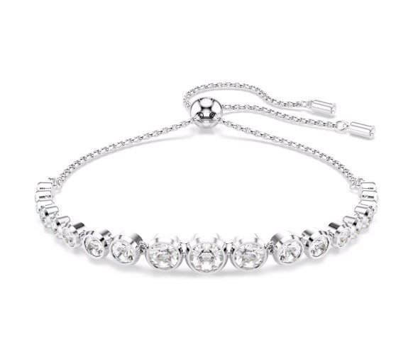 Luxoia - Swarovski Imber Tennis Armband Gemischte Rundschliffe Weiss - 5705451