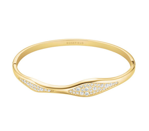 Luxoia - Rosefield Pave Wave Armreif - JBPWG-J1235