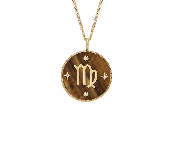 Luxoia - Fossil Zodiac Virgo Necklace - JF04843710