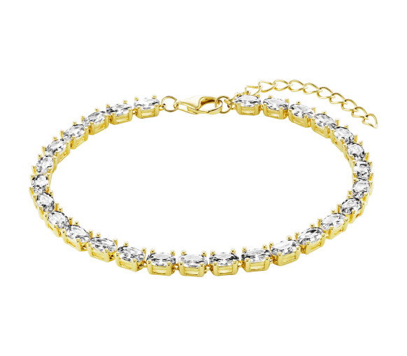 Luxoia - Julie Julsen Crystal Line Armband - JJBR33361-4G