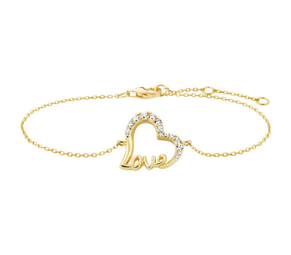 Luxoia - Julie Julsen Heart Love Armband - JJBR34185G