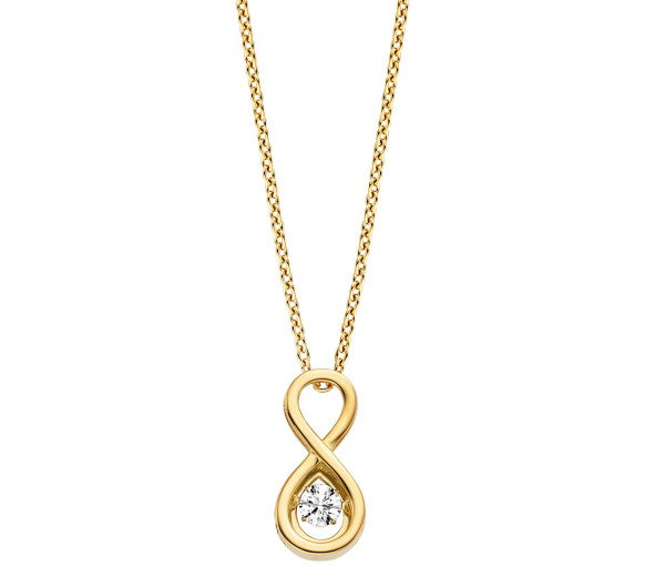 Luxoia - Julie Julsen Dancing Stone Halskette Unendlich - JJDNE01138.3