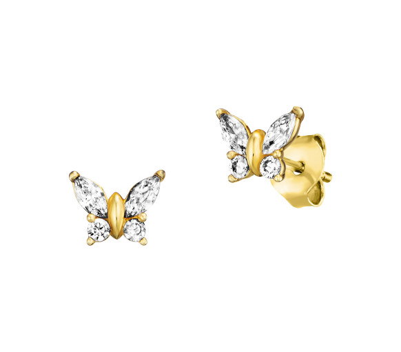 Luxoia - Julie Julsen Kids Ohrstecker Buttertly - JJKER34455-G