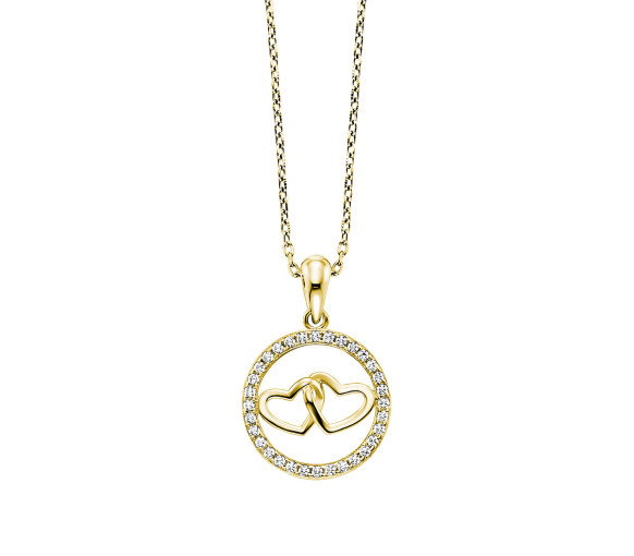 Julie Julsen Halskette mit Anhänger Hearts - JJNE34928-G