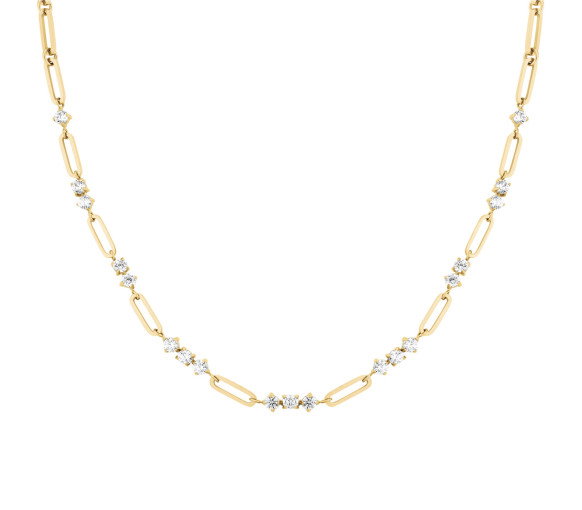 Luxoia - Rosefield Graduated Crystal Halskette - JNGCG-J1018