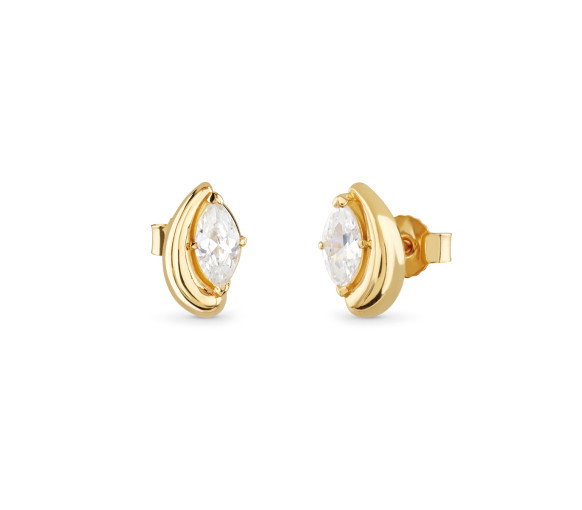 Luxoia - Guess Double Wave Ohrstecker - JSBE05102JWYGT-U