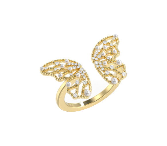 Luxoia - Guess Borboleta Ring - JUBR06118JWYG