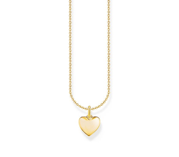 Luxoia - Thomas Sabo Halskette mit Herz Anhänger vergoldet - KE2234-413-39-L45V