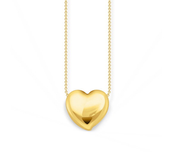 Luxoia - Thomas Sabo Halskette mit Anhänger in Herzform vergoldet - KE2276-413-39-L45V