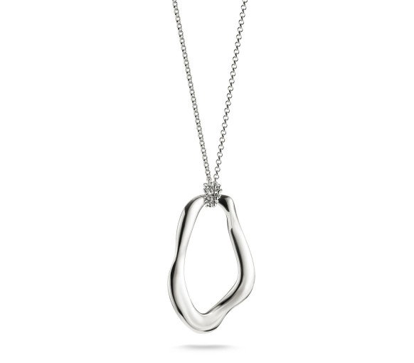 Luxoia - Thomas Sabo Chaîne avec pendentif Natural Beauty en argent - KE2319-001-39-L70
