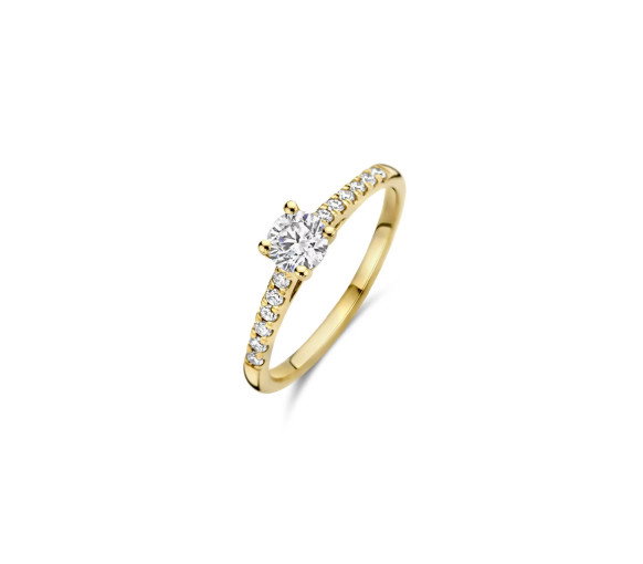 Luxoia - Blush Lab Diamonds Ring 14k Gelbgold - LG1006Y