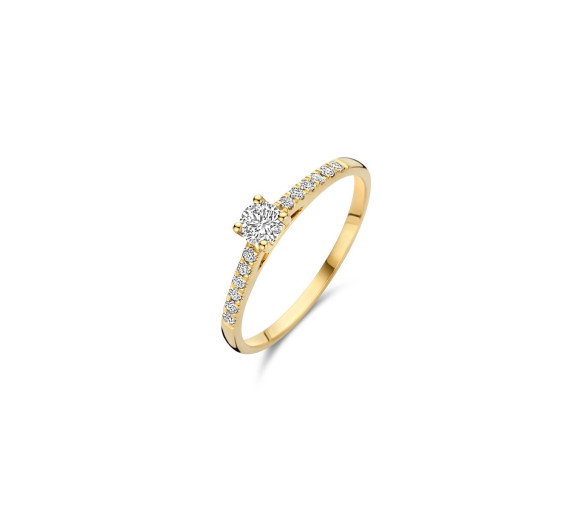 Luxoia - Blush Lab Diamonds Ring 14k Gelbgold - LG1017Y