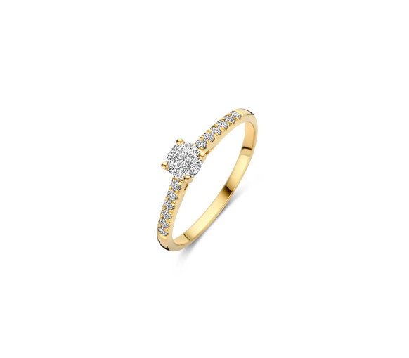 Luxoia - Blush Lab Diamonds Ring 14k Gelbgold - LG1018Y