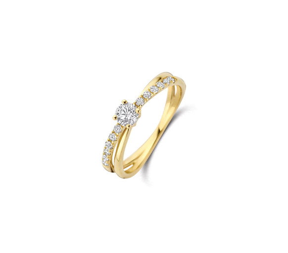 Luxoia - Blush Lab Diamonds Ring 14k Gelbgold - LG1059Y