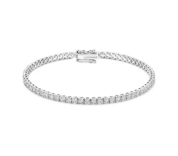 Luxoia - Blush Lab Diamonds Armband 14k Weissgold - LG2007W