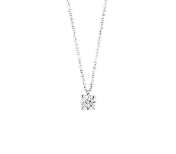Luxoia - Blush Lab Diamonds Halskette 14k Weissgold - LG3002W