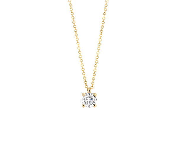 Luxoia - Blush Lab Diamonds Halskette 14k Gelbgold - LG3002Y