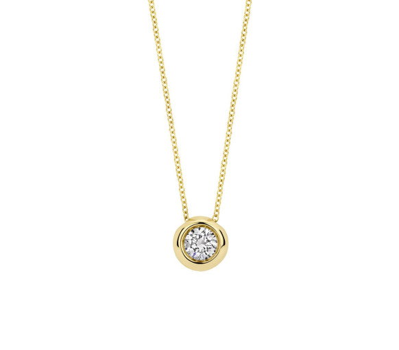 Luxoia - Blush Lab Diamonds Halskette 14k Gelbgold - LG3007Y