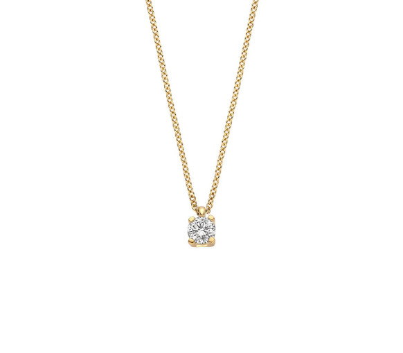 Luxoia - Blush Lab Diamonds Halskette 14k Gelbgold - LG3014Y