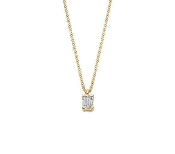 Luxoia - Blush Lab Diamonds Halskette 14k Gelbgold - LG3016Y