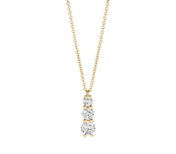 Luxoia - Blush Lab Diamonds Halskette 14k Gelbgold - LG3020Y