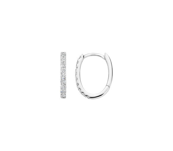 Luxoia - Blush Lab Diamonds Ohrringe 14k Weissgold - LG7008W