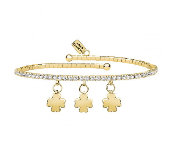 Luxoia - ﻿La Petite Story Lux Bangles 4 Leaf Clover Armreif - LPS05AQC11