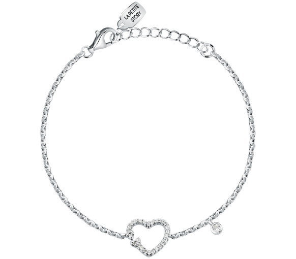 Luxoia - La Petite Story Silver Heart Armband - LPS05AWV21