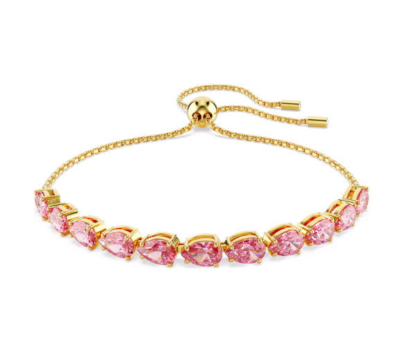 Luxoia - Swarovski Matrix Armband Tropfenschliff Rosa Gold - 5707187