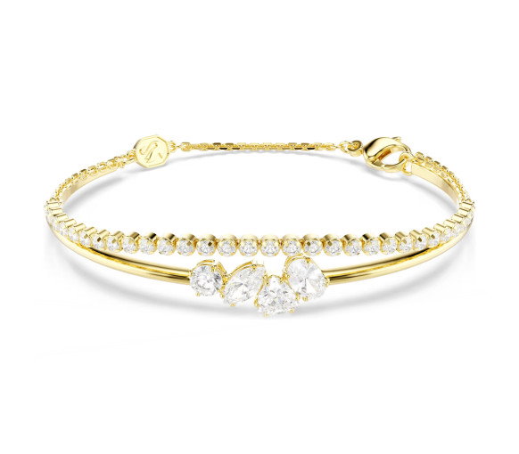 Luxoia - Swarovski Braccialetto Mesmera Taglio misto Bianco Finitura oro 18K - 5747953