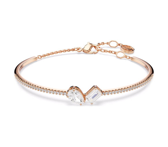 Luxoia - Swarovski Mesmera Bangle Mixed cuts White Rose gold-tone plated - 5734247