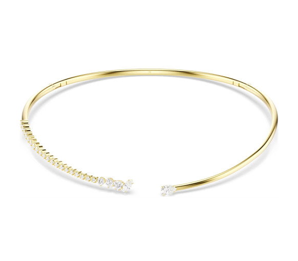 Luxoia - Swarovski Collana Mesmera Taglio misto Bianco Finitura oro 18K