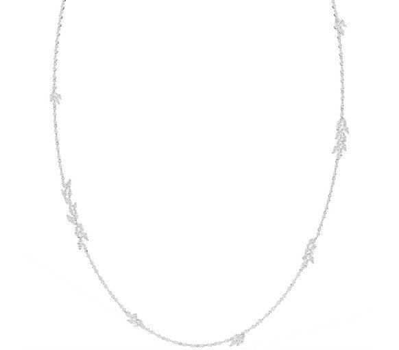 Luxoia - Swarovski Sautoir Mesmera Taille marquise Banc Métal rhodié - 5760760