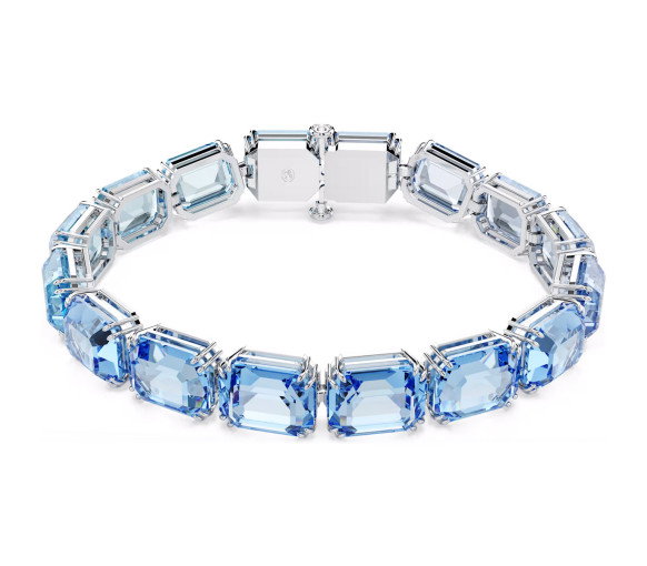 Luxoia - Swarovski Millenia Armband Oktagon Schliff Farbverlauf Blau Rhodiniert - 5694135