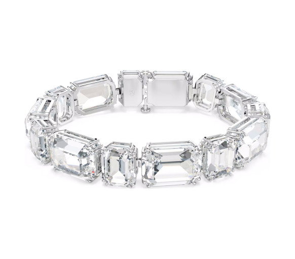 Luxoia - Swarovski Millenia Tennis Armband Oktagon Schliff Weiss - 5705770