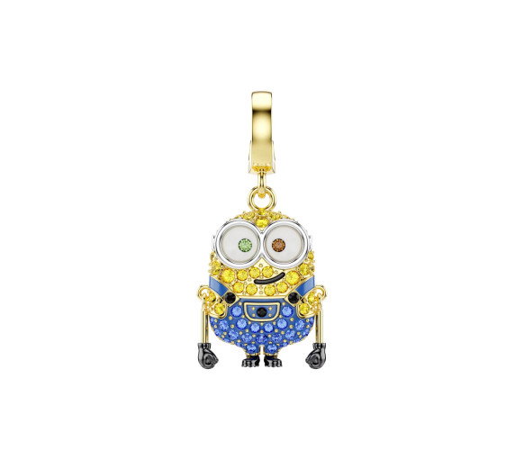 Luxoia - Swarovski Minions Bob Charm Pavé Mehrfarbig Goldlegierungsschicht - 5753016