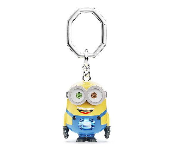 Luxoia - Swarovski Minions Bob Schlüsselanhänger Mehrfarbig Edelstahl - 5746382