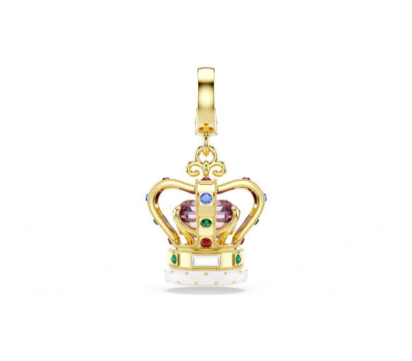 Luxoia - Swarovski Charm Minions Crown Taglio misto Multicolore Placcato color oro - 5753019